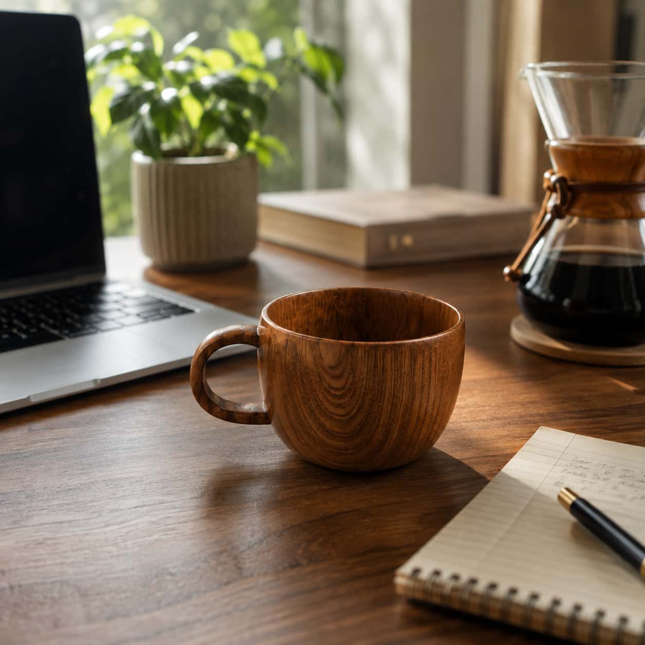Walnut Mug — Handcrafted