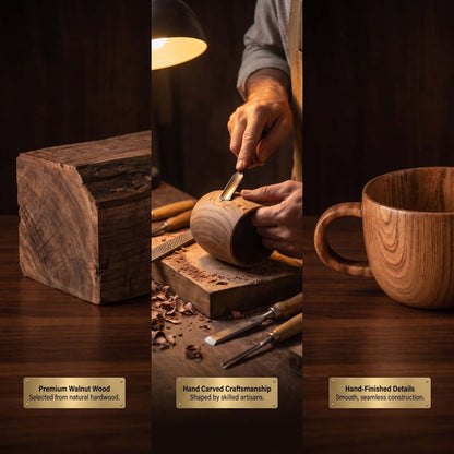 Walnut Mug — Handcrafted